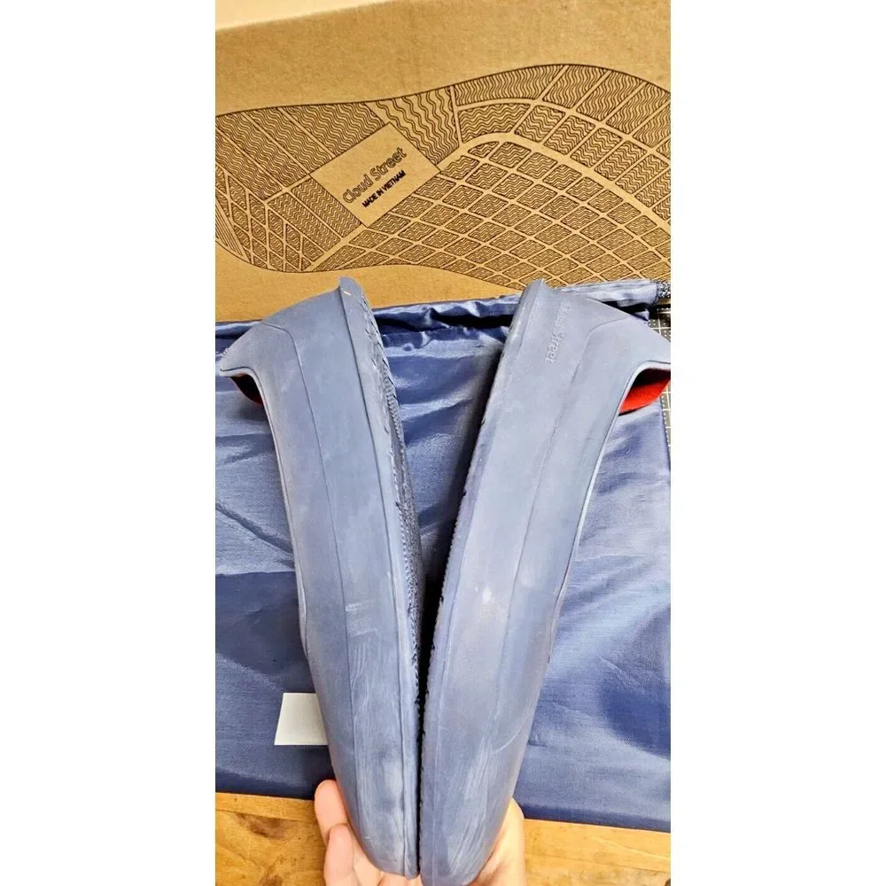 Cloud Street‎ Men Stylish Waterproof Lined Rubber Galosh/Overshoe Dark Blue Sz M